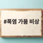 폭염 가뭄 복합재해 비상 남부 물관리 대응 폭염 가뭄 비상