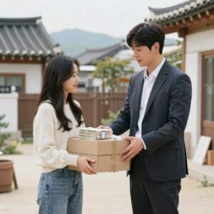 공효진 남편 케빈오와의 새 신혼집에서 공효진과 정준원이 집들이를 하는 모습
