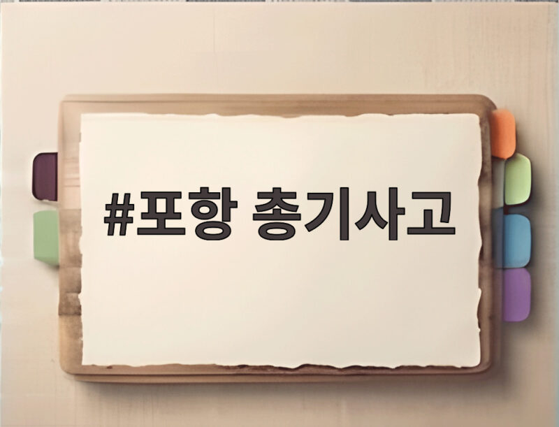 포항 총기사고 발생 현황과 조사 진행 1 포항 총기사고