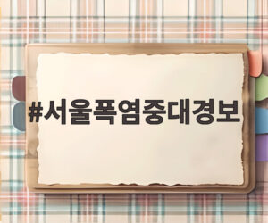 서울폭염중대경보