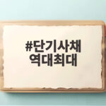 단기사채 발행 990조원 역대 최대 기록 단기사채 역대최대