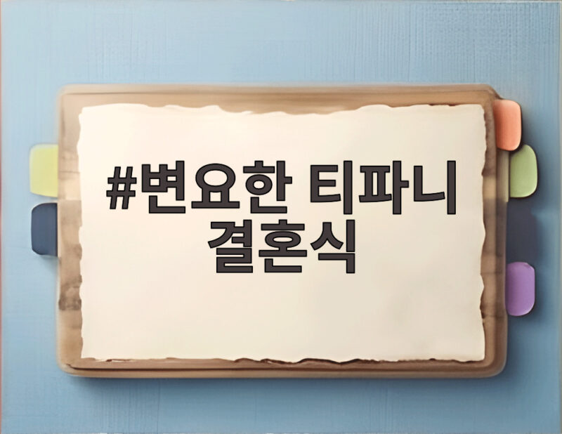 변요한 티파니 결혼식