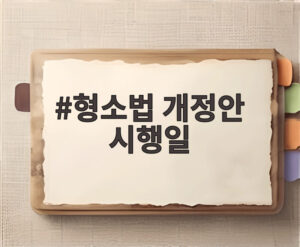형소법 개정안 시행일