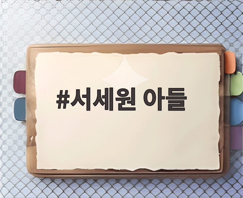 서세원 아들 서동천과 연 끊은 서동주 1 서세원 아들