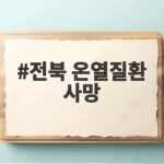 전북 온열질환 사망 5명 폭염중대경보 전북 온열질환 사망