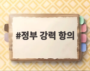 정부 강력 항의