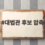 대법관 후보 압축, 이흥구 후임 후보 4명 선정 대법관 후보 압축