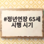 정년연장 65세 시행 시기와 로드맵 총정리 정년연장 65세 시행 시기