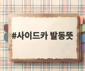 사이드카 발동뜻