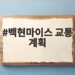 백현마이스 교통 계획