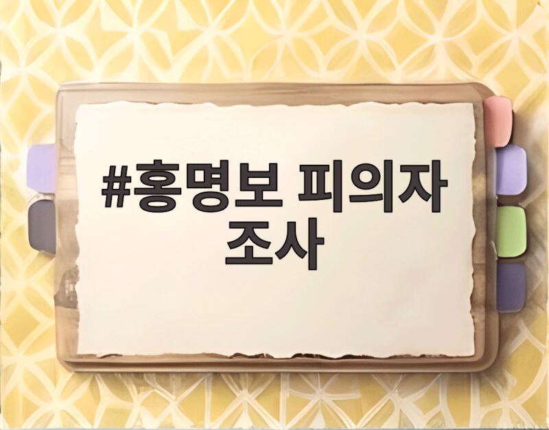 홍명보 피의자 조사