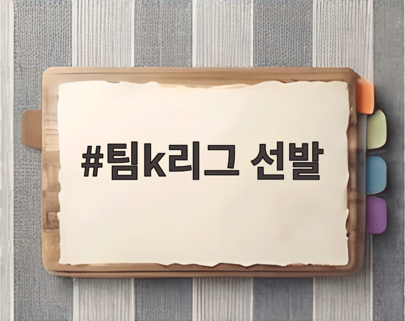 팀k리그 선발