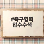 축구협회 압수수색 홍명보 선임 논란 축구협회 압수수색