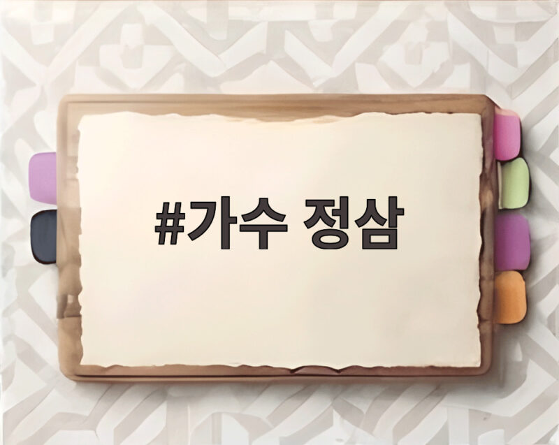 가수 정삼