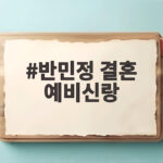 반민정 결혼 예비신랑