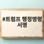 원정출산 시민권 차단 트럼프 행정명령 트럼프 행정명령 서명