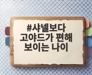 샤넬보다 고야드가 편해 보이는 나이