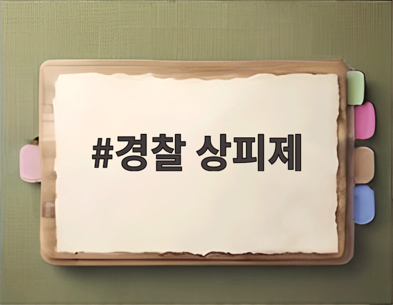 경찰 상피제 도입 가족 사건 수사 원칙과 변화 1 경찰 상피제
