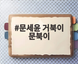 문세윤 거북이 문북이