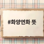 화양연화 뜻 인생의 절정을 만나다 화양연화 뜻