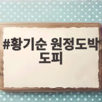 황기순 원정도박 도피