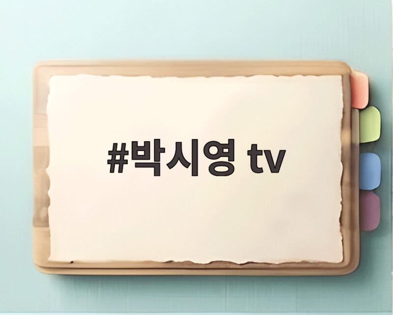 박시영 tv 사진 조작 논란 정리 1 박시영 tv