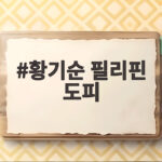 황기순 필리핀 도피