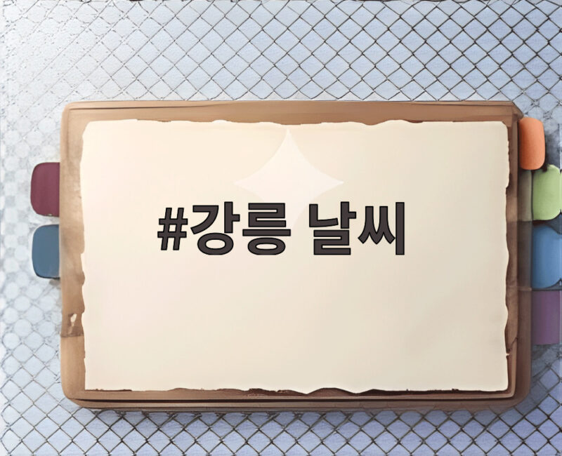 강릉 날씨 오늘과 내일 비와 무더위 전망 1 강릉 날씨