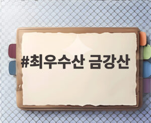 최우수산 금강산