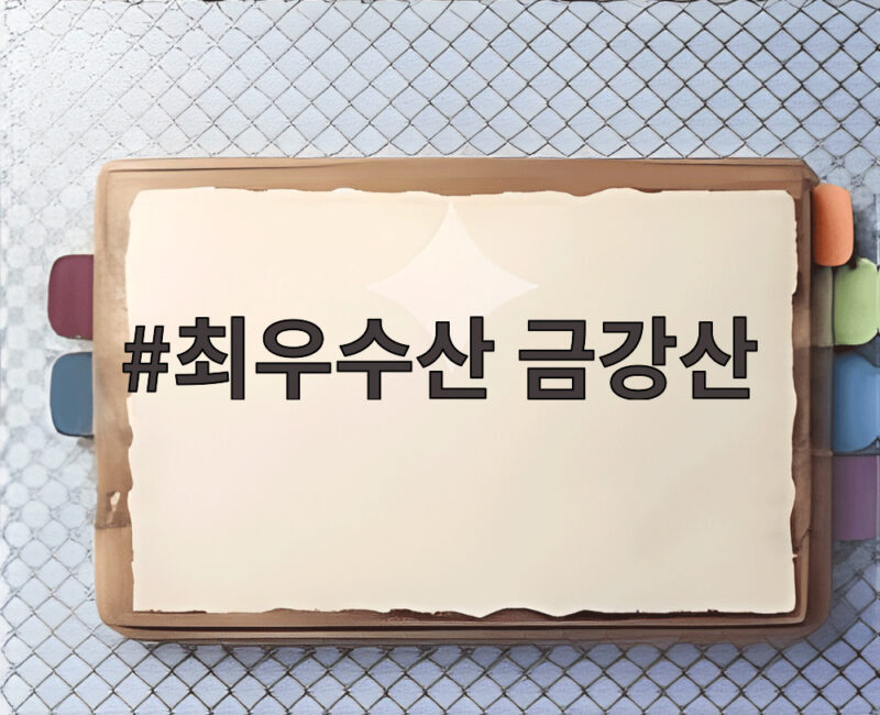 최우수산 금강산
