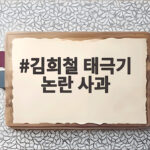 김희철 태극기 논란 사과 전체 정리 김희철 태극기 논란 사과