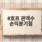 호프 관객수 430만 돌파 손익분기점 전망 호프 관객수 손익분기점