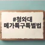 메가특구특별법 연내 제정 핵심 내용 청와대 메가특구특별법