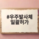 우주발사체 일괄허가로 반복 발사 간소화 우주발사체 일괄허가