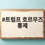 트럼프 호르무즈 통제