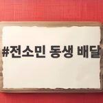 전소민 동생 배달