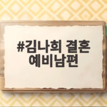 김나희 결혼 예비남편 공개 쌀국수 프러포즈 김나희 결혼 예비남편