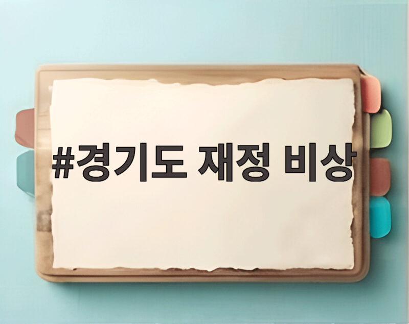 경기도 재정 비상 위기 극복 방안 1 경기도 재정 비상