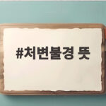 처변불경 뜻과 국방장관 발언 논란 정리 처변불경 뜻