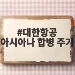 대한항공 아시아나 합병 주가 전망 대한항공 아시아나 합병 주가