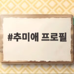 추미애 프로필