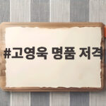 고영욱 명품 저격