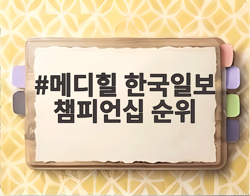 메디힐 한국일보 챔피언십 순위 경쟁 미리보기 1 메디힐 한국일보 챔피언십 순위