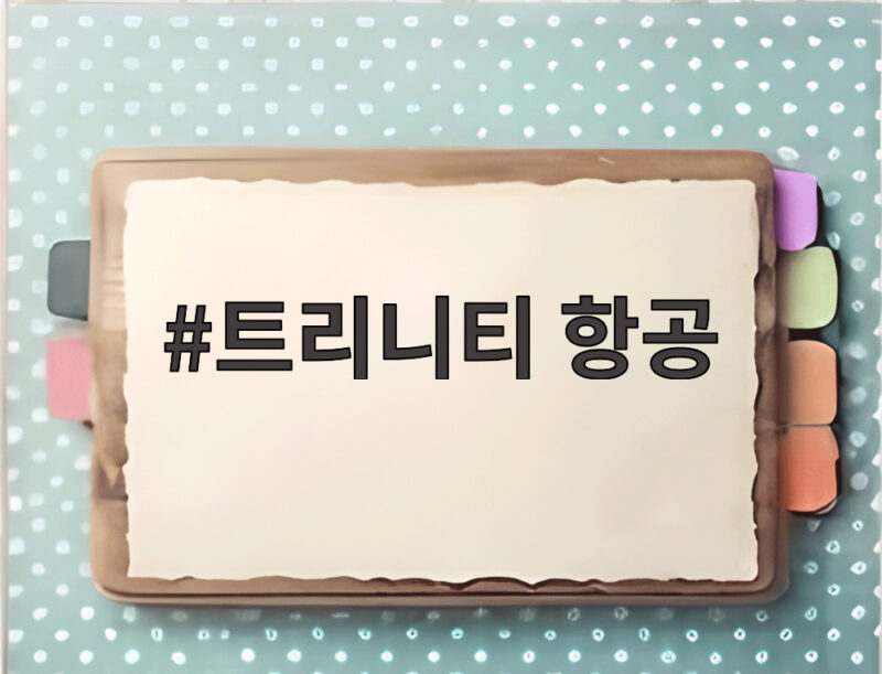 트리니티 항공 새출발과 SSC 전략 알아보기 1 트리니티 항공