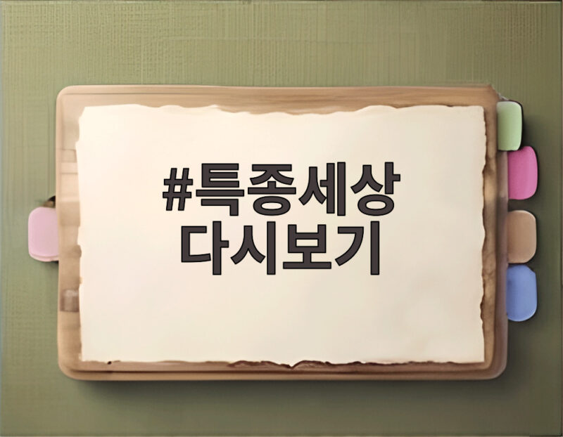 특종세상 다시보기