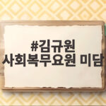 김규원 사회복무요원 미담으로 전해진 감동 김규원 사회복무요원 미담