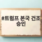 트럼프 본국 건조 승인