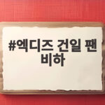 엑디즈 건일 팬 비하 전말 엑디즈 건일 팬 비하