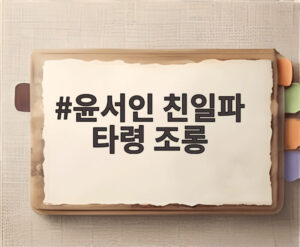 윤서인 친일파 타령 조롱