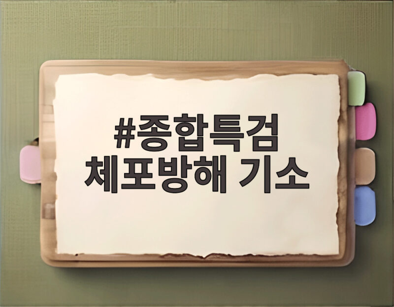 종합특검 체포방해 기소 의원 4명 핵심 내용 1 종합특검 체포방해 기소